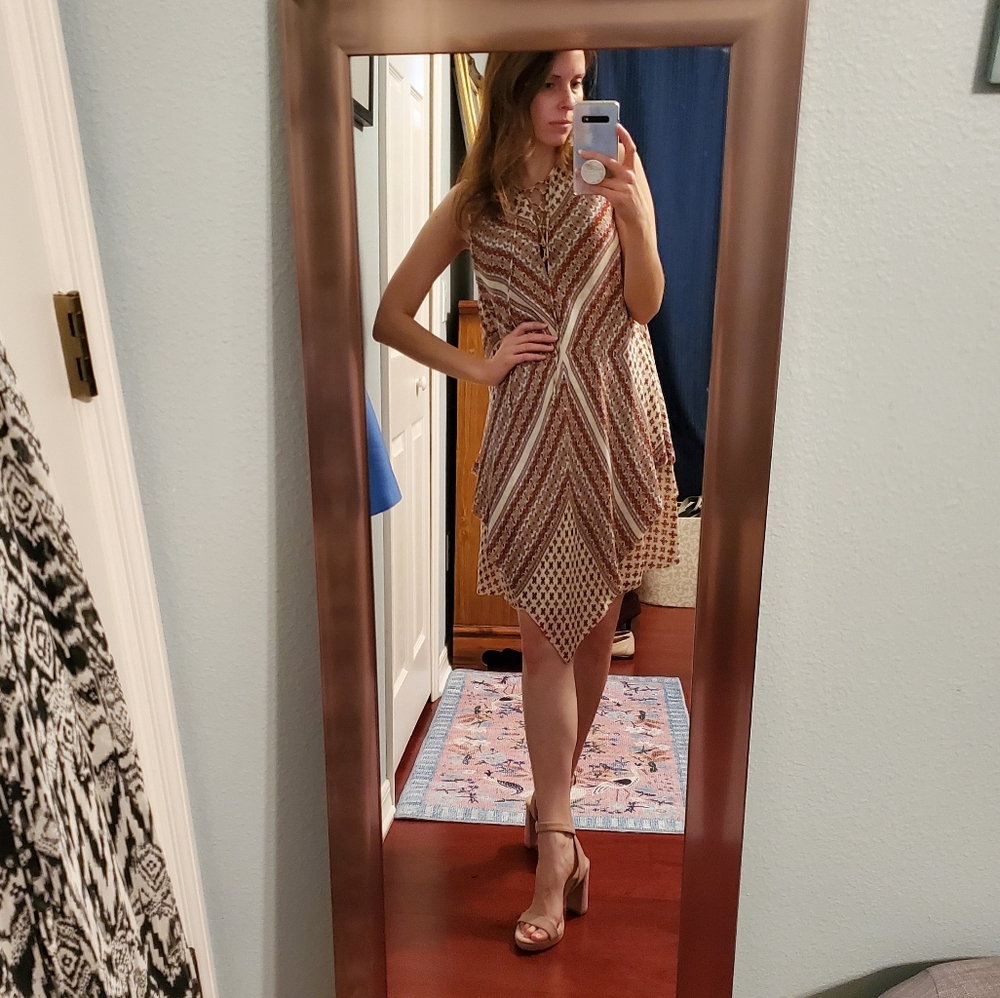 Derek Lam 10 Crosby silk boho dress